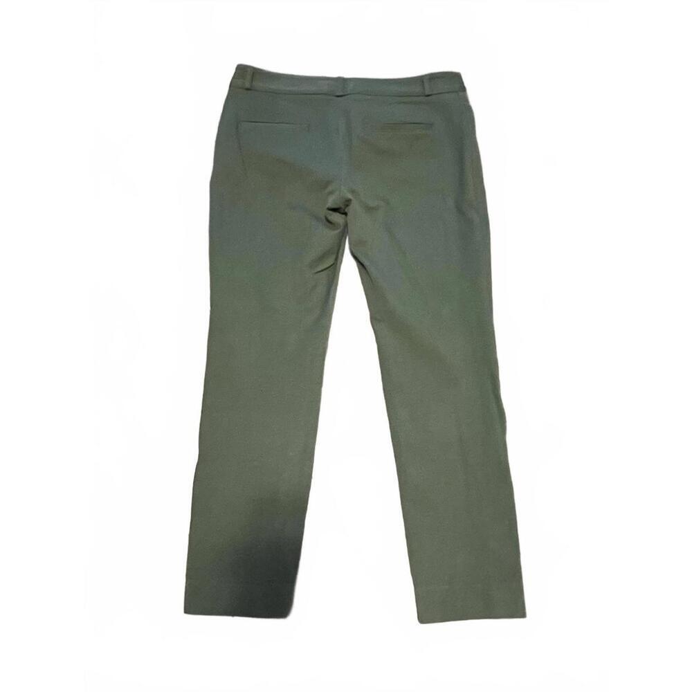 Banana Republic, Sloan Olive Green Women's Pants with Button Detail - Picture 3 of 6